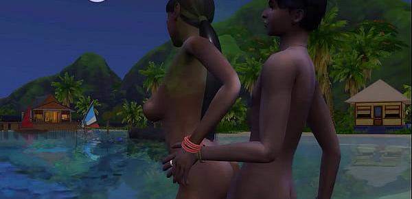 trendsIndian Mom And Son Outside In The Sea Camping And Fuck His Indian Mother From Evening Until Dawn